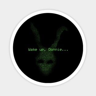 Green waterfall code rabbit Magnet